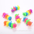 rubber simulation caterpillar toys cat toys vent toys